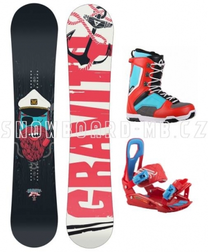 Dětský snowboard komplet pro kluky, chlapce, juniorský snowboardový set Gravity - VÝPRODEJ