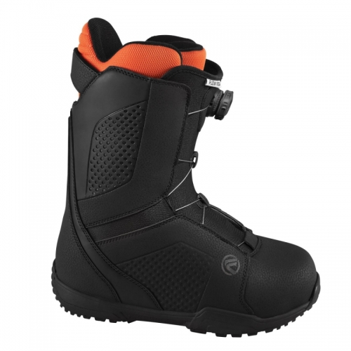 Snowboardové boty Flow Vega Boa black, pánské snb boty s utahovacím kolečkem - VÝPRODEJ