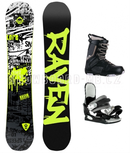 Chlapecký snowboard komplet Raven Core junior - VÝPRODEJ