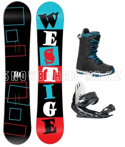 Snowboardový komplet Westige Square s botami Gravity - VÝPRODEJ