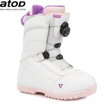 Dívčí dětské snowboardové boty s kolečkem Gravity Micra Atop white