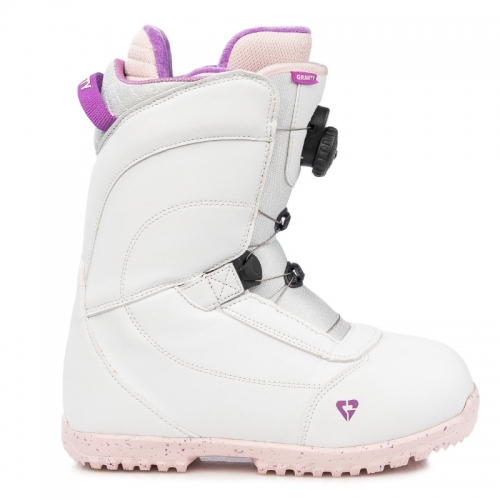Dívčí dětské snowboardové boty s kolečkem Gravity Micra Atop white