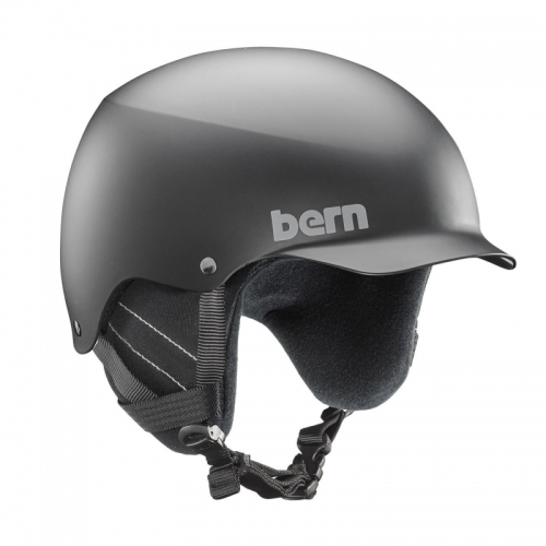 SNB helma Bern Baker matte black s kšiltem