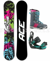 Dámský snowboardový komplet Ace Monster, dámské snowboard sety