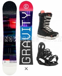 Dámský snowboard komplet Gravity Electra 2019/20