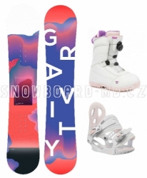 Dětský snowboardový komplet Gravity Fairy 2020 s botami s utahováním kolečkem