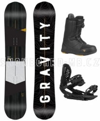 Pánské snowboard komplety Gravity Symbol s rychloutahovacími botami