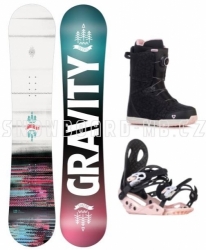 Dámský snowboard komplet Gravity Sirene 2022/23 (boty s Atop kolečkem)