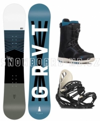 Junior snowboardový komplet Gravity Flash, vázání a boty s kolečkem