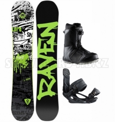 Snowboard komplet Raven Core, vázání Head a boty s kolečkem Boa
