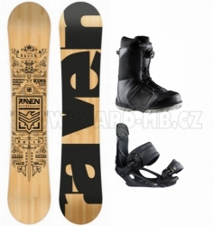 Snowboard komplet Raven Solid classic s vázáním a botami Head BOA