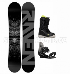 Allmountain snowboard komplet Raven Mystic black / černý
