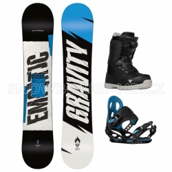 Dětský snowboard komplet Gravity Empatic Jr 2023/24 (vázání a boty s kolečkem)