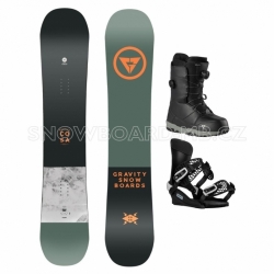 Pánský allmountain snowboard komplet Gravity Cosa 2024/25 s botami se 2 kolečky